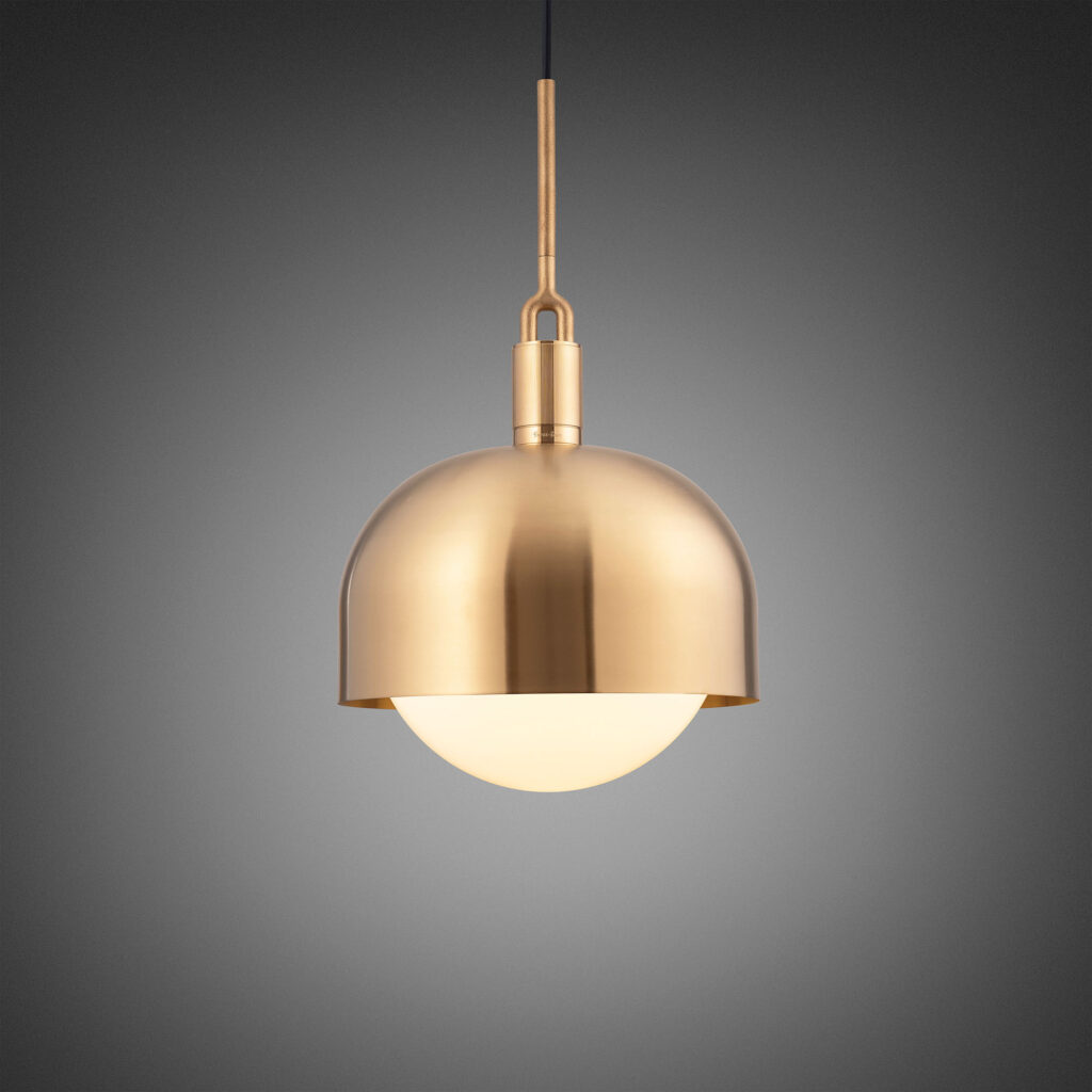 An image of a gold-toned light fixture