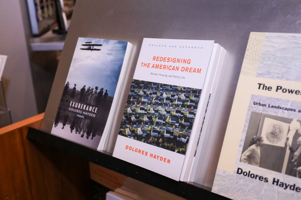 an image of three books authored by dolores hayden 
